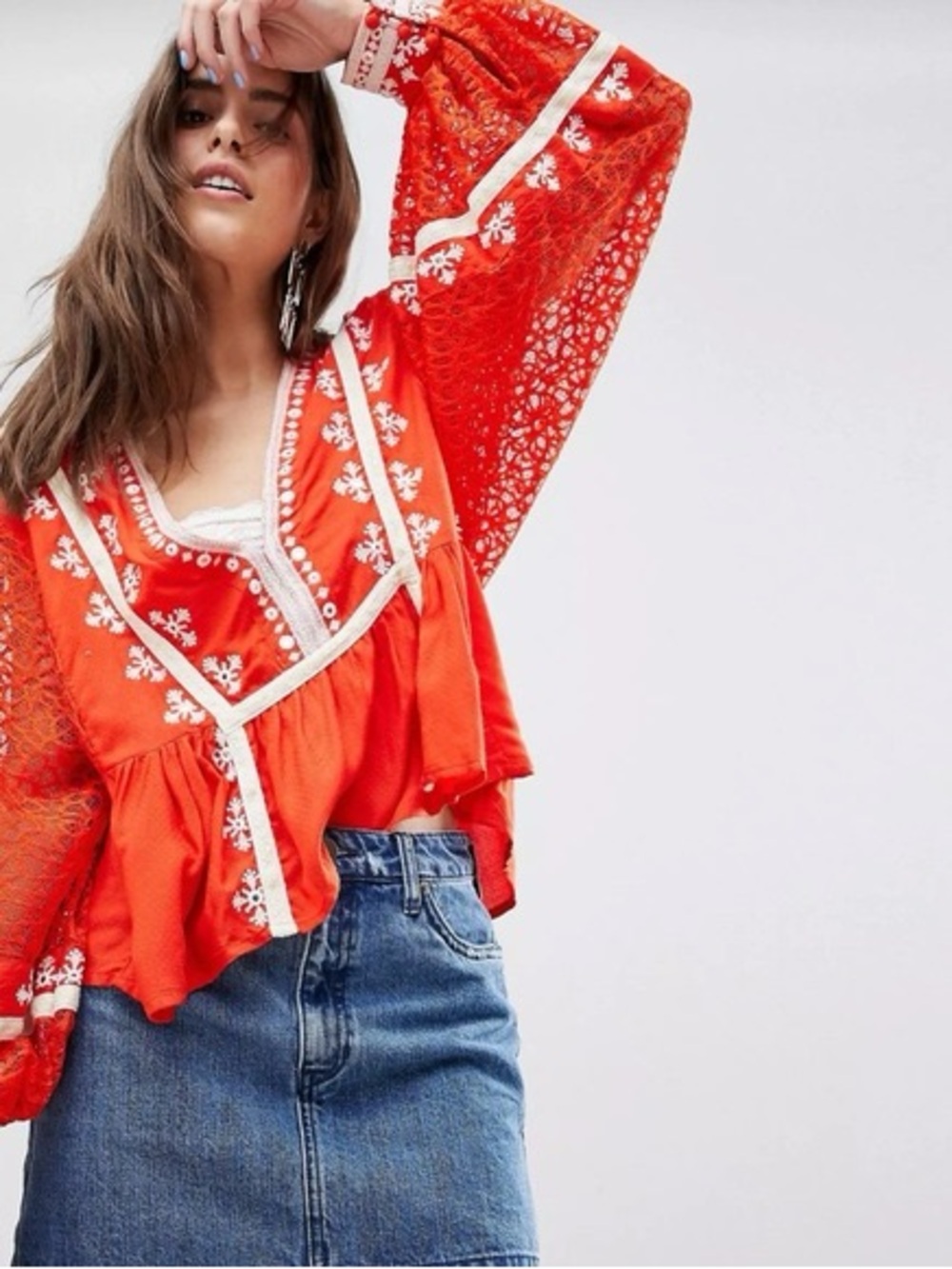 Free People Boogie All Night Blouse